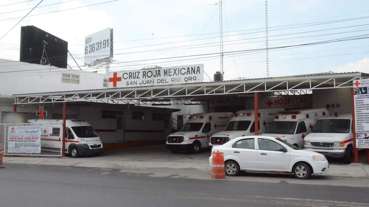 Cruz Roja atraviesa por crisis econ_mica a consecuencia de la pandemia.  Foto Luis Lu_vanos  El Sol de San Juan del R_o.